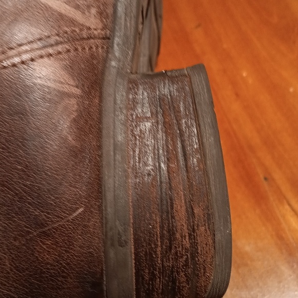 Clarks Brown Heeled Boots with Decorative Buckle Size 7.5 - Picture 8 of 13